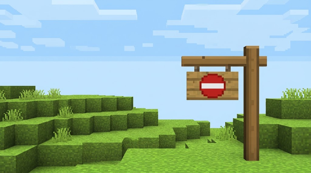 Minecraft Landscape Banner